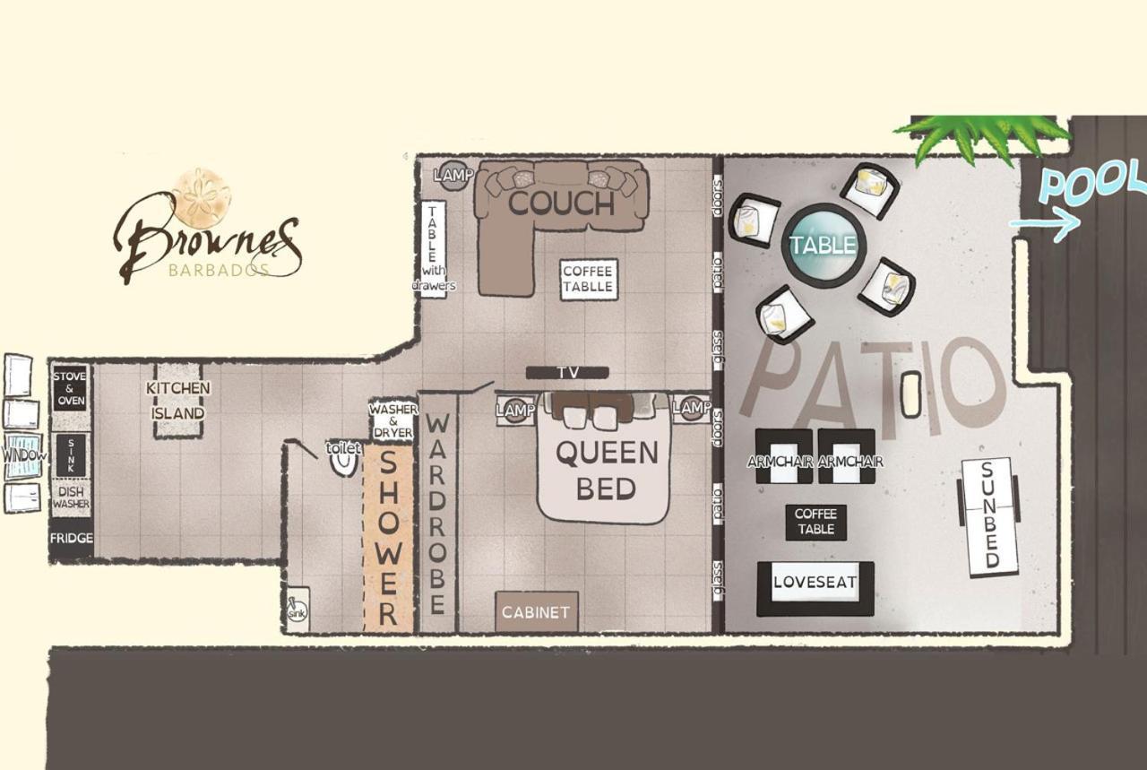 Brownes Condominium 1 브리지타운 외부 사진